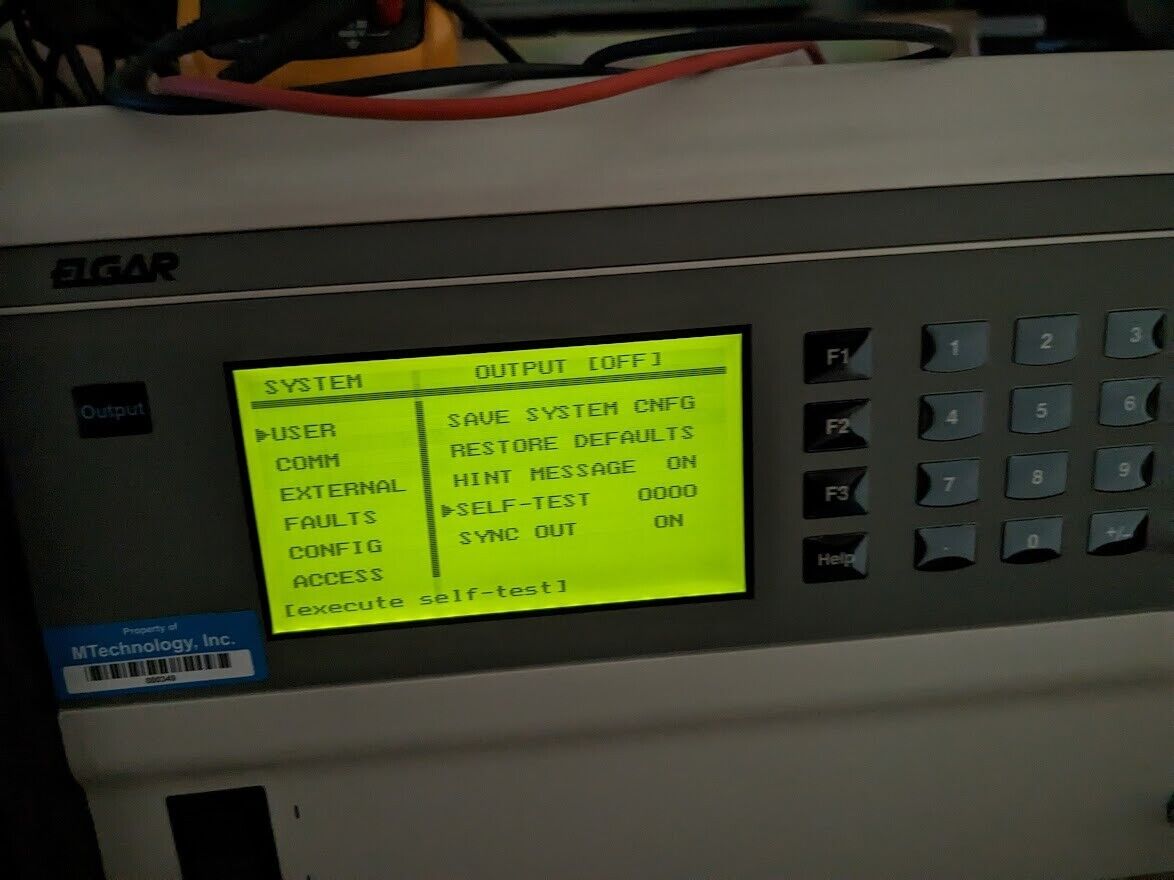 Ametek Elgar SW10500A-1-3-2 Power Source, 10500 VA Ametek Elgar SW10500A-1-3-2 Power Source, 10500 VA